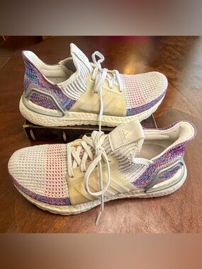 adidas UltraBoost 19 ‘Pride Multi-colored 
Size 7 Youth